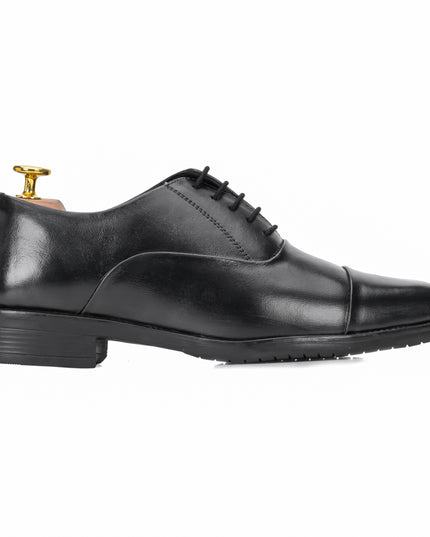 S&B Cap Toe Oxford - Black
