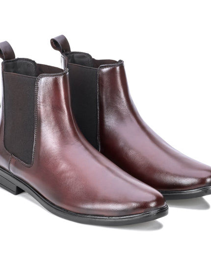 S&B Round Toe Chelsea  - Cherry