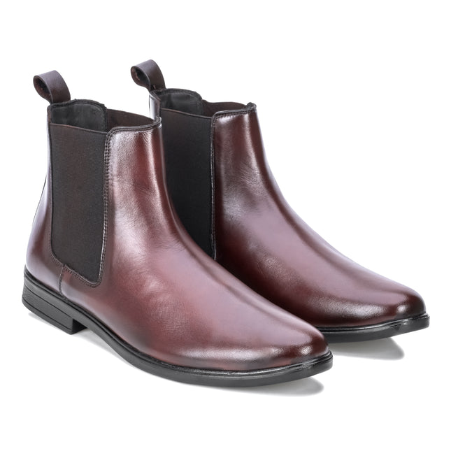 S&B Round Toe Chelsea  - Cherry