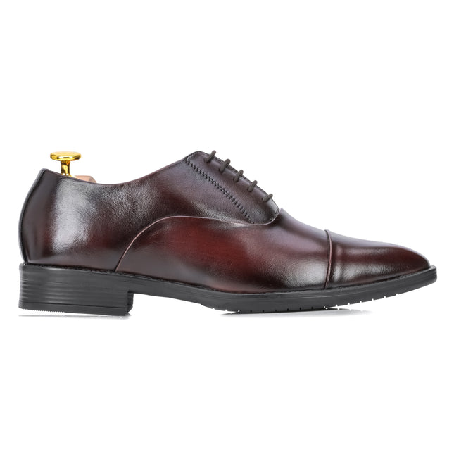 S&B Cap Toe Oxford - Cherry