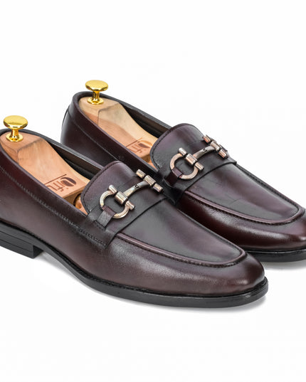 S&B Horsebit Loafer – Cherry