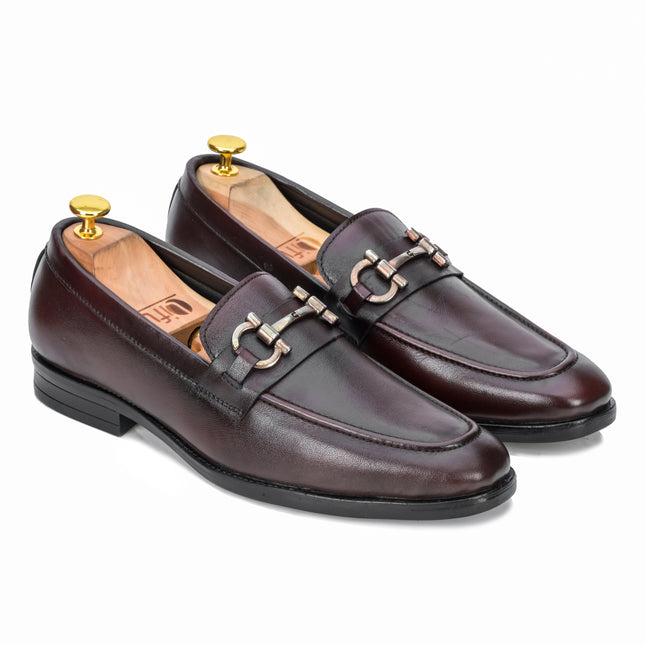 S&B Horsebit Loafer – Cherry