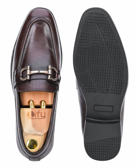 S&B Horsebit Loafer – Cherry