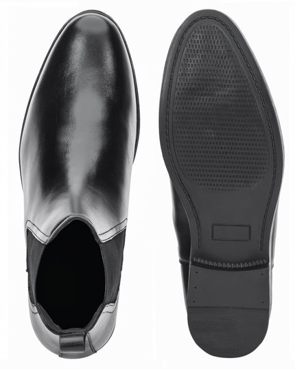 S&B Round Toe Chelsea  - Black