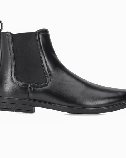 S&B Round Toe Chelsea  - Black