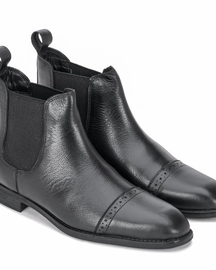 S&B Italian Brogue Chlesea - Black