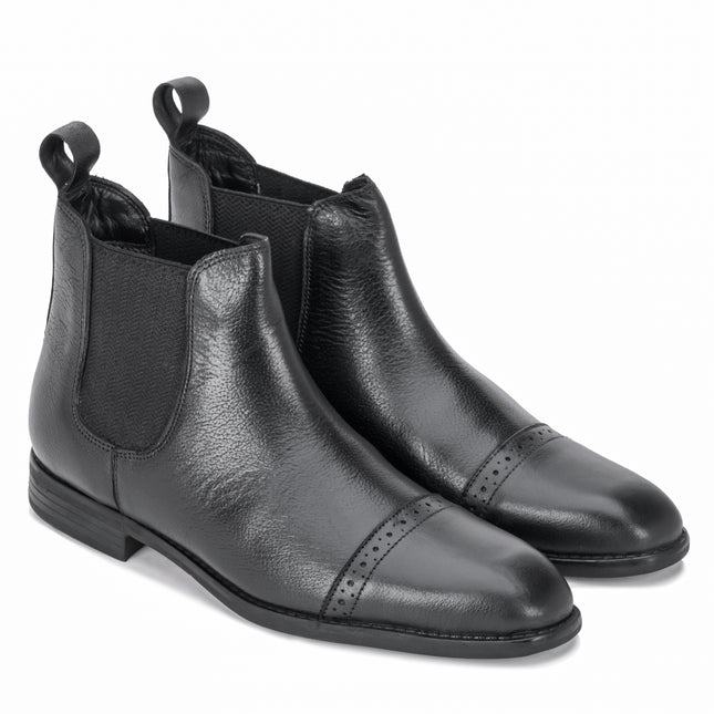 S&B Italian Brogue Chlesea - Black