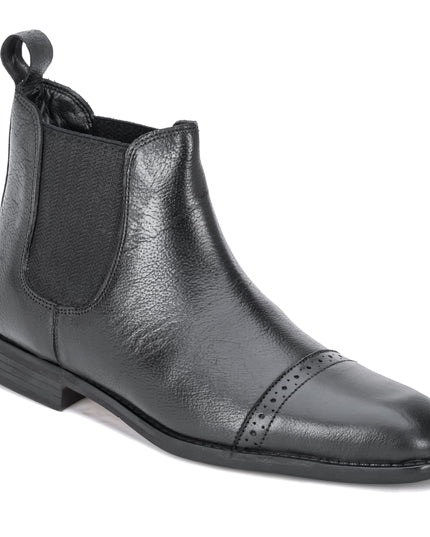 S&B Italian Brogue Chlesea - Black