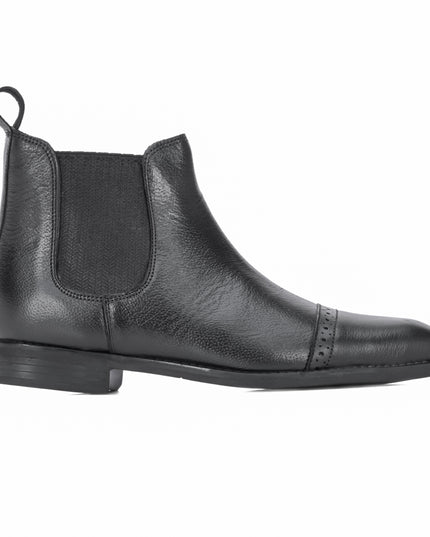 S&B Italian Brogue Chlesea - Black
