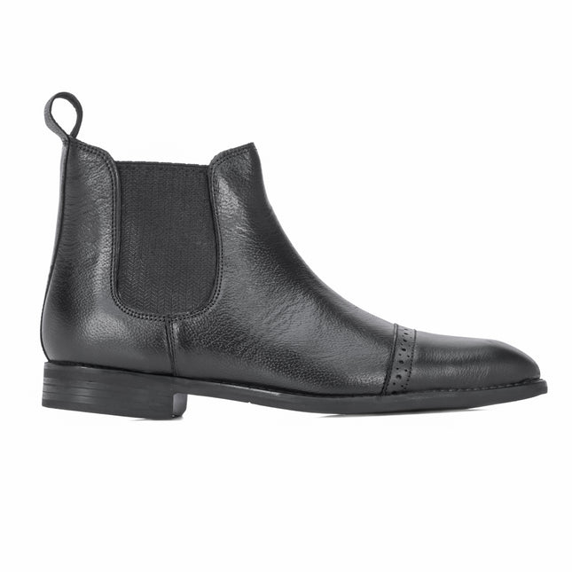 S&B Italian Brogue Chlesea - Black