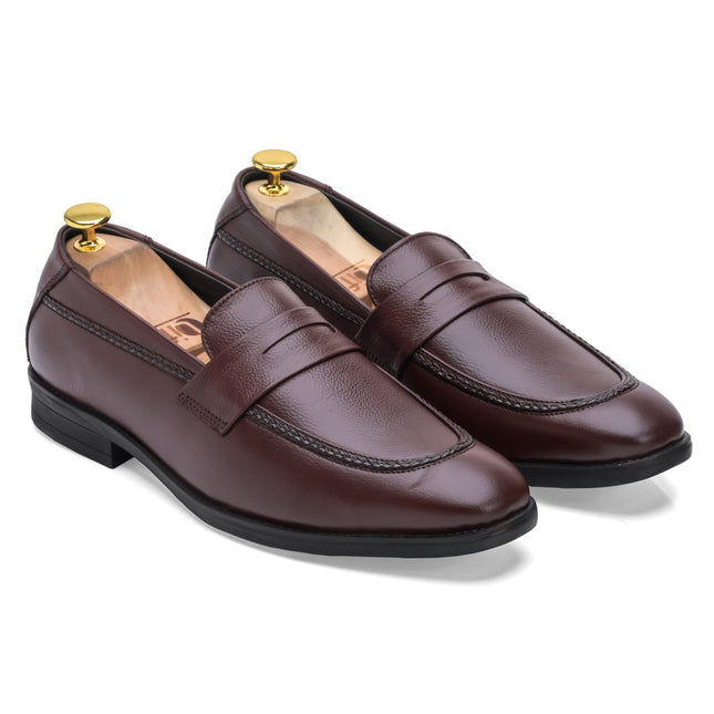 S&B Signature Penny Loafer – Cherry