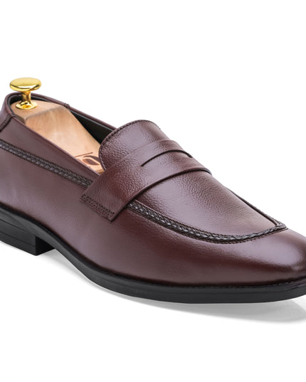 S&B Signature Penny Loafer – Cherry