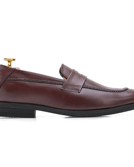 S&B Signature Penny Loafer – Cherry