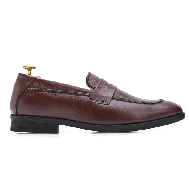 S&B Signature Penny Loafer – Cherry