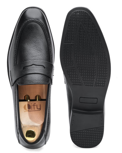 S&B Signature Penny Loafer – Black