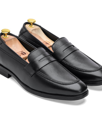 S&B Signature Penny Loafer – Black