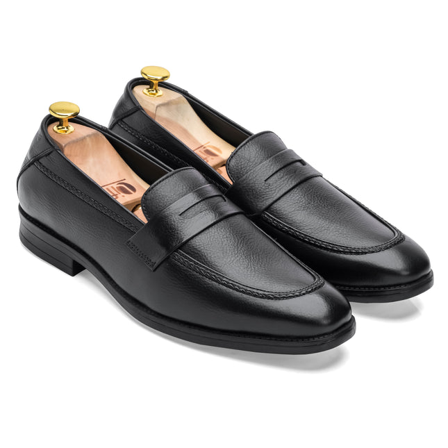 S&B Signature Penny Loafer – Black