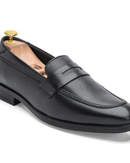 S&B Signature Penny Loafer – Black