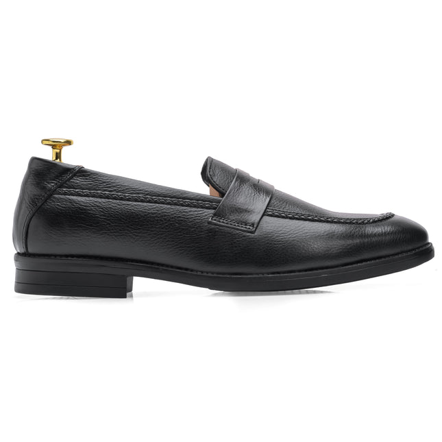 S&B Signature Penny Loafer – Black