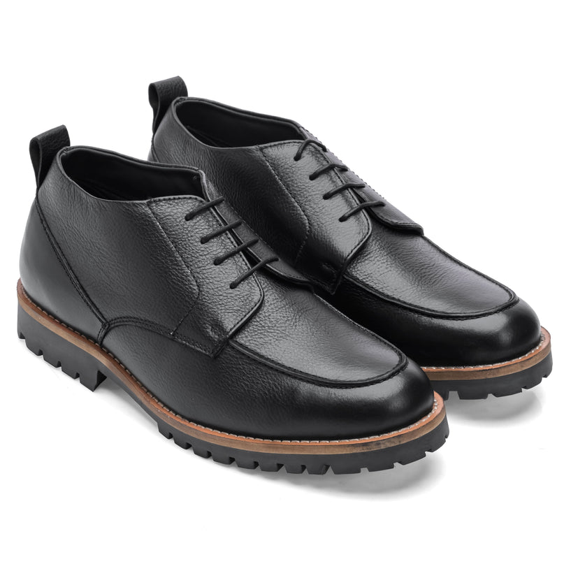 S&B Moc-Toe Chukka Boot - Black