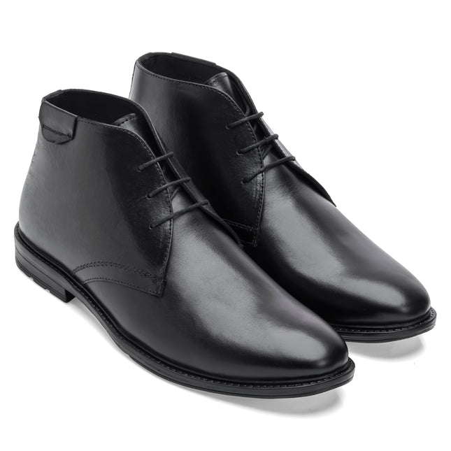 S&B Formal Chukka Boot - Black
