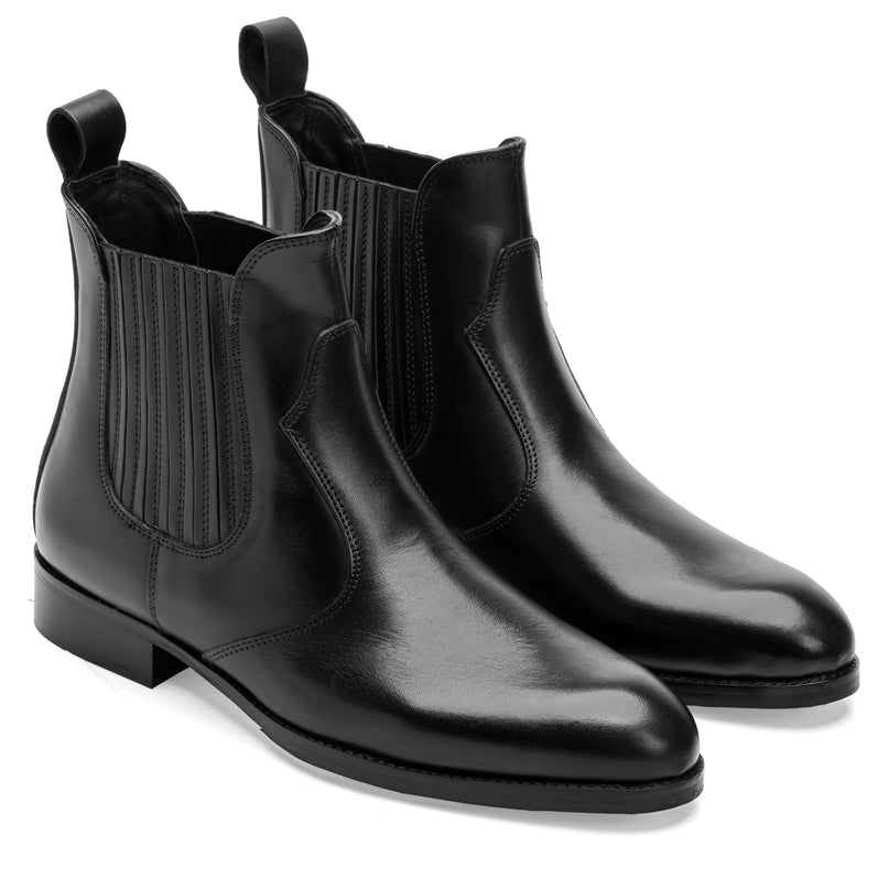 S&B Hidden Elastic Chelsea - Black