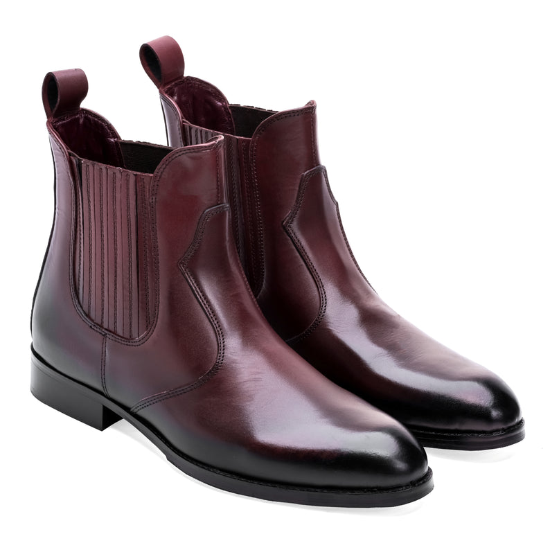S&B Hidden Elastic Chelsea - Cherry