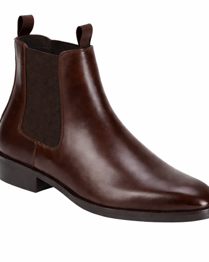 S&B Italian Elastic Cuban Chelsea - Brown