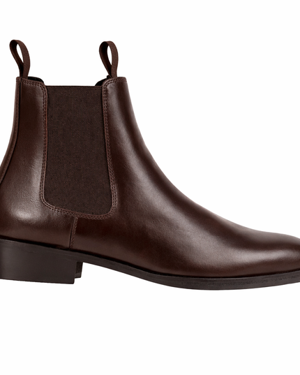 S&B Italian Elastic Cuban Chelsea - Brown