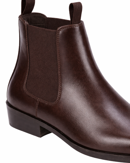 S&B Italian Elastic Cuban Chelsea - Brown