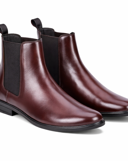 S&B Round Toe Chelsea  - Cherry