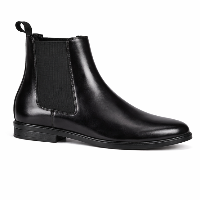 S&B Round Toe Chelsea  - Black