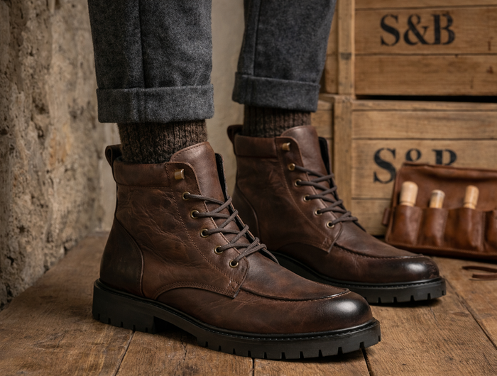 <h1><strong>Rugged Outdoor Style Boots<br/><br/></strong></h1>