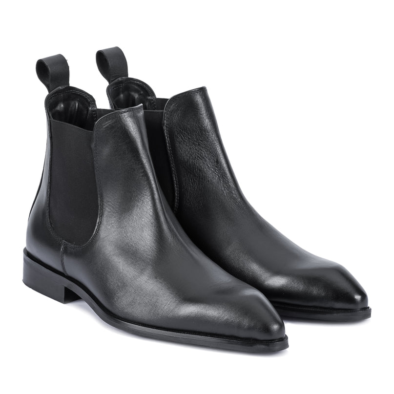 S&B Refined toe Chelsea - Black