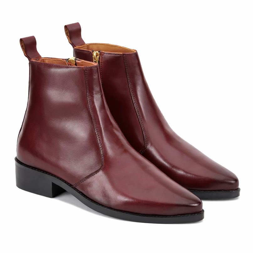 S&B Pointed Cuban Chelsea - Cherry