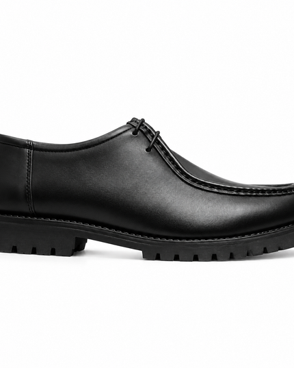 S&B Black Heritage Boat Shoes