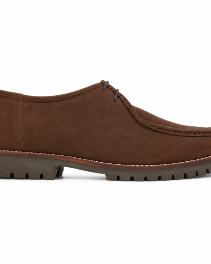 S&B Brown Suede Heritage Boat Shoes