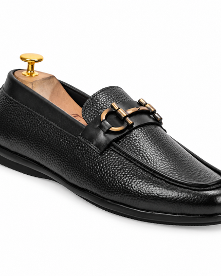 S&B Housebit Driving Loafer - Black