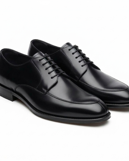 S&B Split Toe Derby- Black