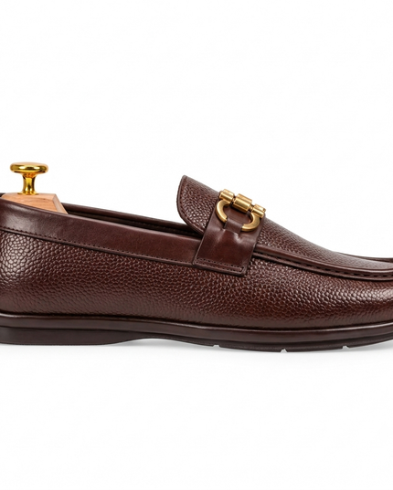 S&B Housebit Driving Loafer - Brown