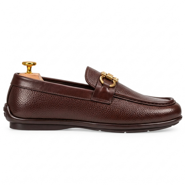 S&B Housebit Driving Loafer - Brown