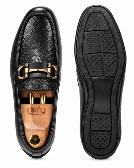 S&B Housebit Driving Loafer - Black