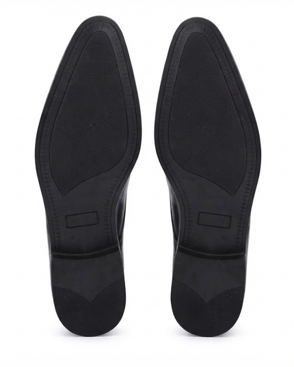 S&B Split Toe Derby- Black