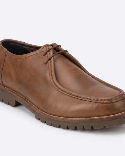 S&B Tan Heritage Boat Shoes