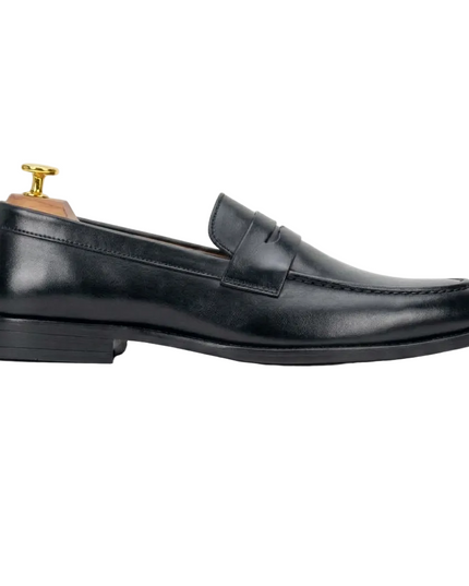 S&B Classic Penny Loafer – Black