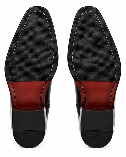 S&B Royal Brogue Chelsea Boot-Cherry