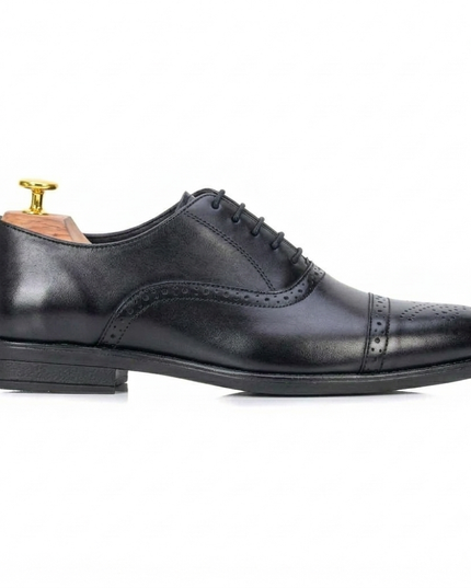 S&B Brogue  Oxford - Black