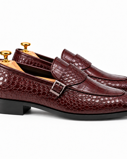 S&B Modena Monk Loafer - Cherry