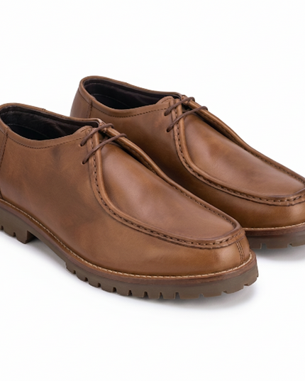 S&B Tan Heritage Boat Shoes