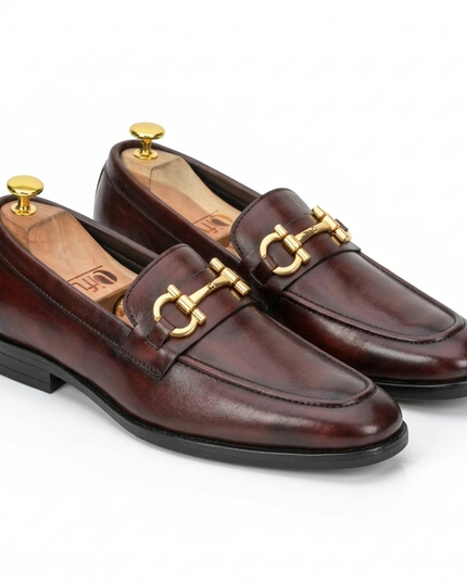 S&B Horsebit Loafer – Cherry